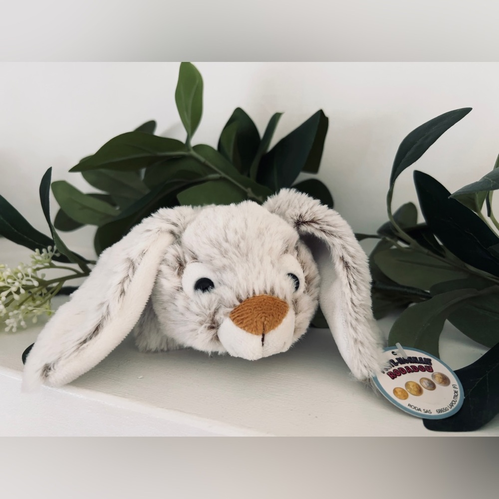 Kids Coin Wallet Card Holder Plush Soft Fluffy Easter Bunny 🐰 3.5”x4.5” New